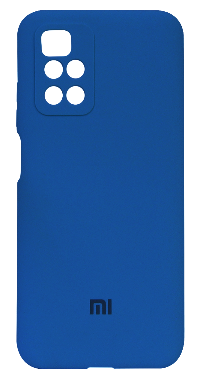 Силікон Xiaomi Redmi 10/Note 11 4G CN Silicone Case Темно-синій
