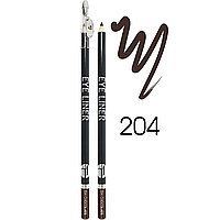 Карандаш для глаз деревяный с точилкой Jovial Luxe Eye Liner № 204 Chocolate