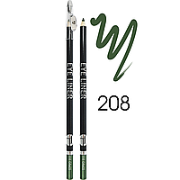 Карандаш для глаз деревяный с точилкой Jovial Luxe Eye Liner № 208 Grass