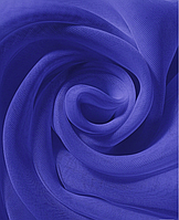 Однотонний шифон на метраж темно-синього кольору,висота 2.8 м-3м (Shi 5-10)