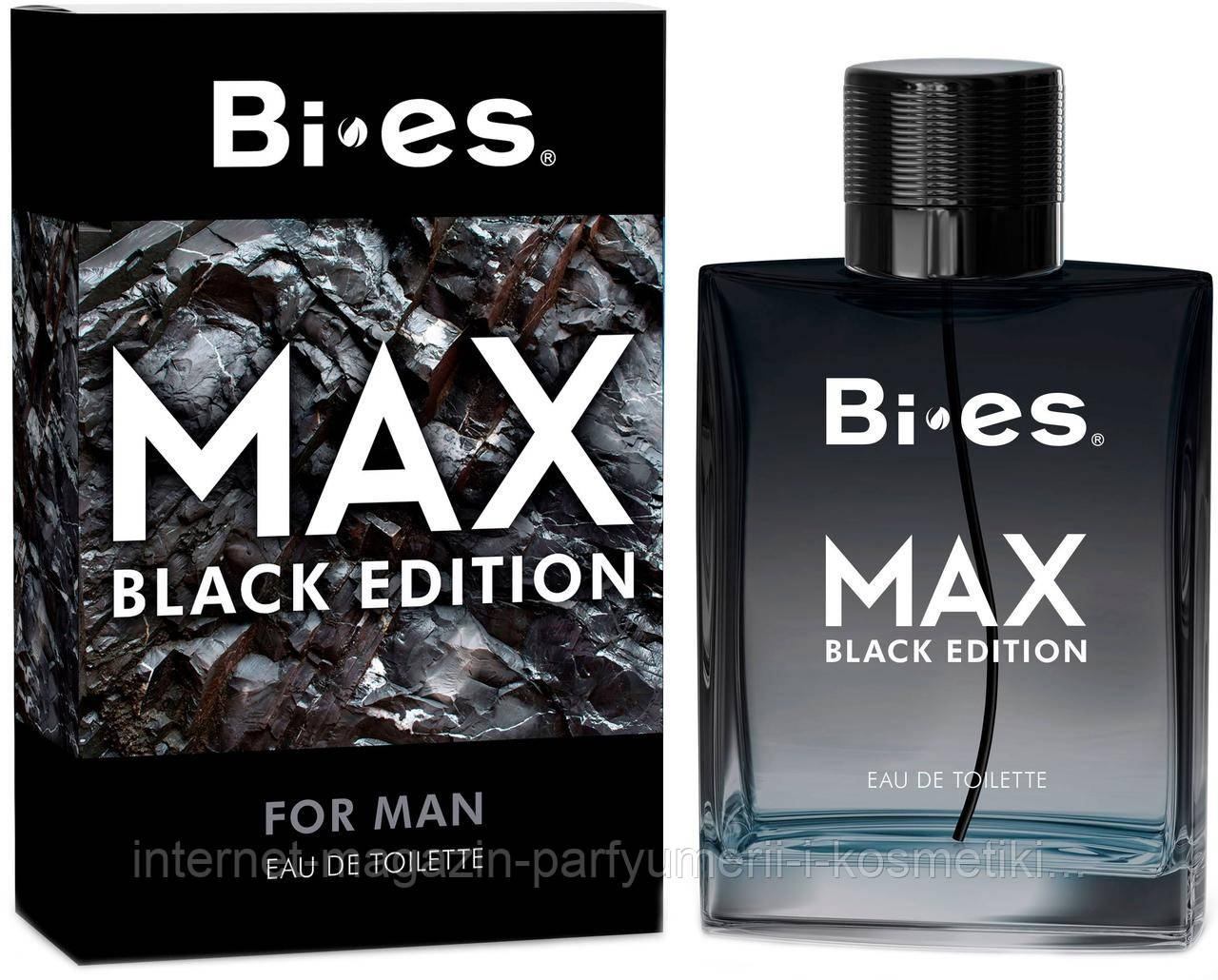 Туалетна вода для чоловіків Bi-Es Max Black Edition 100ml