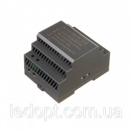 Блок живлення на DIN-рейку 24V 5А 120W IP20 DR