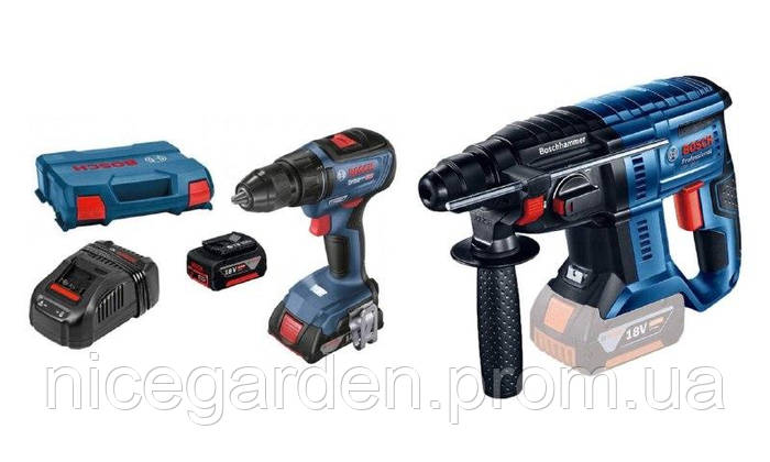 Набор инструментов Bosch аккумуляторный бесщеточный шуруповерт ...