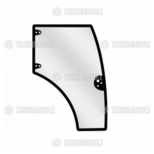 Скло двері праве Case JX110