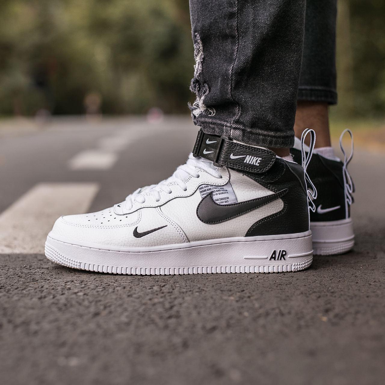 Кросівки чоловічі білі Nike Air Force (01034)
