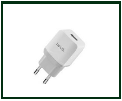 Сетевое зарядное устройство Hoco C22A 1 USB 2.4A, белое