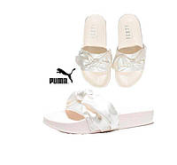 Женские шлёпанцы Puma.Женские шлепанцы puma rihanna fenty bow slide.