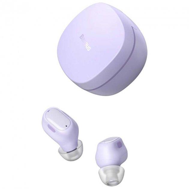 Bluetooth навушники Baseus Encok TWS WM01 Purple