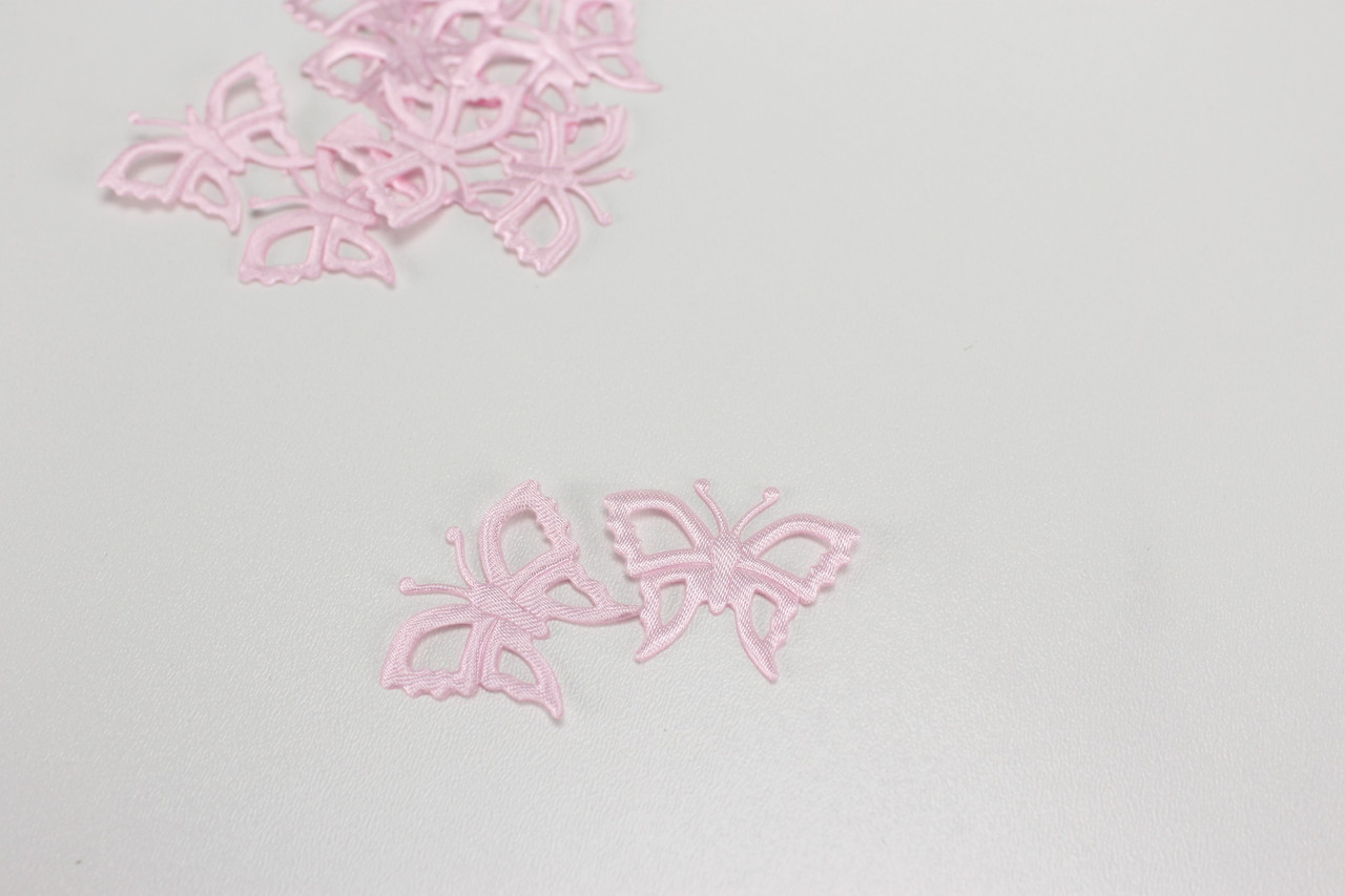 Декор квітка "Метелик контурний" рожевого кольору ЦВ-36, фото 1