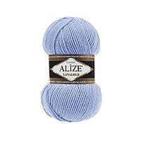 Пряжа для вязания Alize Lanagold 40 Голубой (Ализе Лана голд Ализе Ланаголд)
