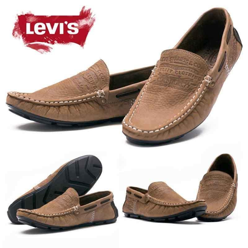 Шкіряні чоловічі мокасини Levis Driving Rubber