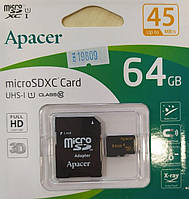 Картка пам'яті microSDHC 64 Gb Apacer 10class