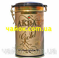 Чай Акbаr Gold 225 гр.жестяная банка