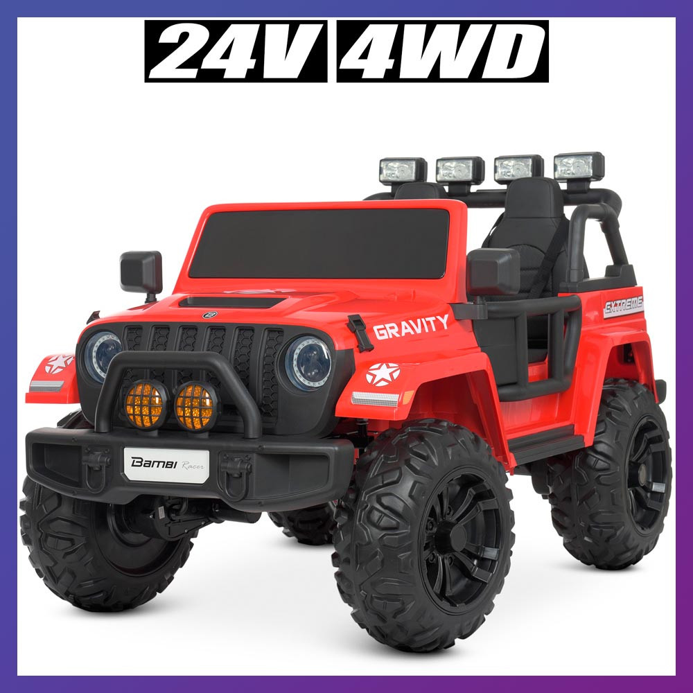 Детский Электромобиль на Аккумуляторе Джип Jeep M 4572 с Пультом ...
