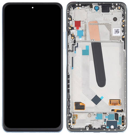 Дисплей Xiaomi Mi11i,Mi11X,Mi11X Pro,Redmi K40,Poco F3 с тачскрином и рамкой, оригинал 100% Service Pack, Blue, фото 2