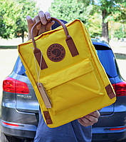Kanken No.2 Рюкзак школьный подростковый желтый 16л. Канкен №2 Школьный рюкзак для девочки и мальчика