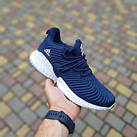 Мужские летние синие кроссовки Adidas Alphabounce модные весение кроссовки адидас альфабаунс