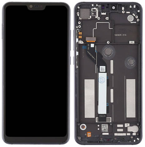 Дисплей Xiaomi Mi 8 Lite, Mi 8X, Mi 8 Youth с тачскрином и рамкой, оригинал 100% Service Pack, Grey, фото 2