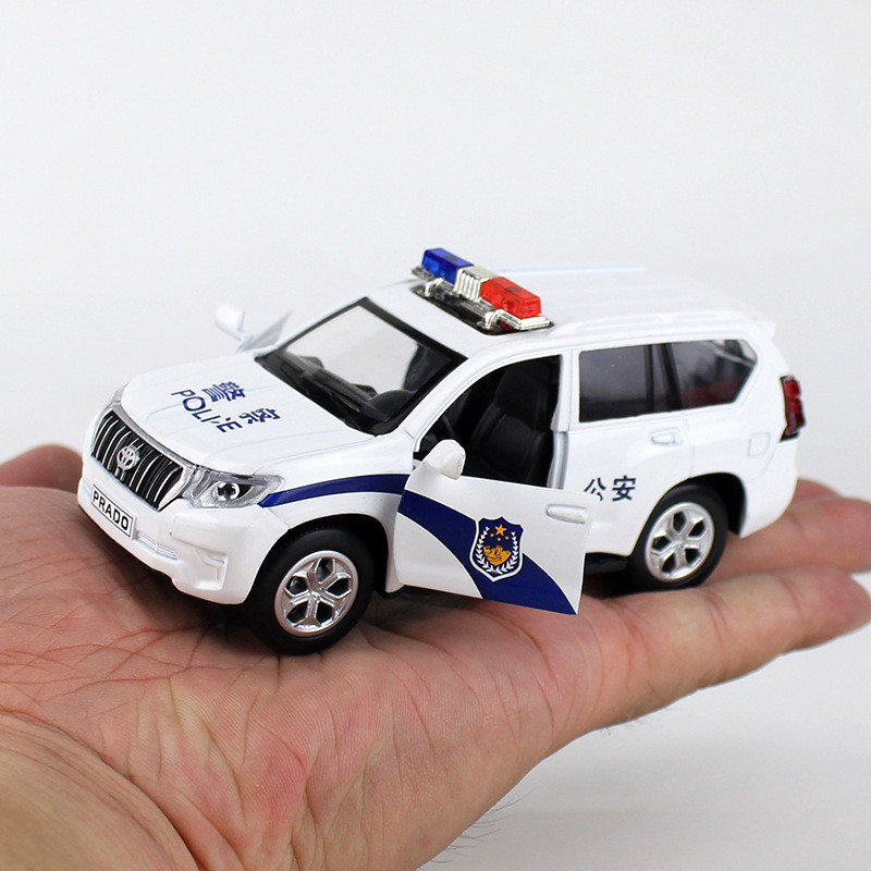 Модель автомобіля 1:36 Toyota Prado поліції, фото 1