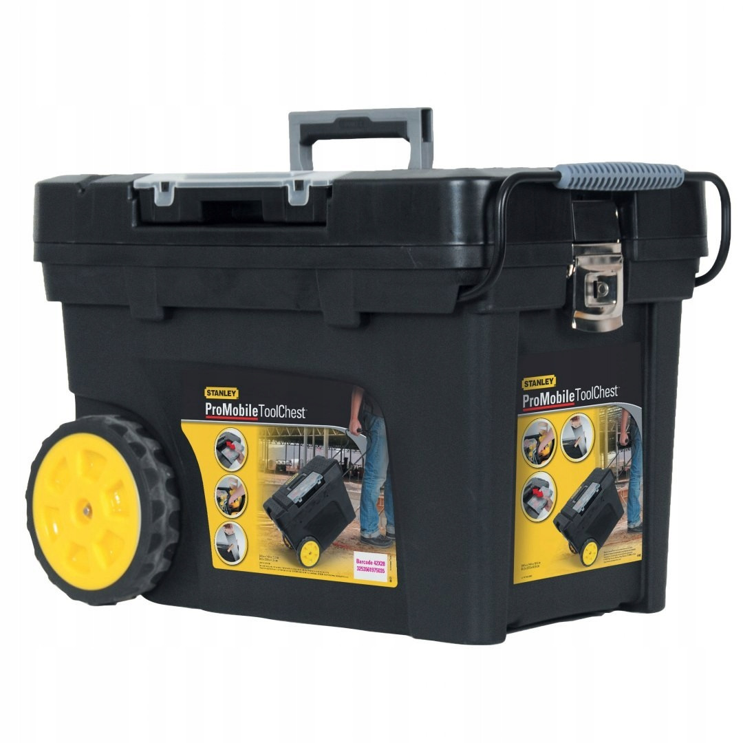 Скринька на Колесах Для Інструментів (600 х 380 х 430 мм) STANLEY "Mobile Contractor Chest" 1-97-503