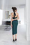 Жіноча вечірня сукня з відкритою спиною Люкс (різні кольори) ХС С М Л, фото 9