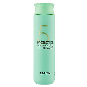 Шампунь для глибокого очищення шкіри голови 5 Probiotics Scalp Scaling Shampoo Masil, 300 мл