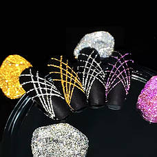 Світловідбиваюча павутинка Disco Spider Gel (Дизайнер Професіонал) для дизайну нігтів, 8 мл., фото 2