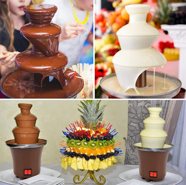 Fontaine Chocolate 12個 Шоколадний фонтан фондю Mini Chocolate Fondue Fountain, ціна