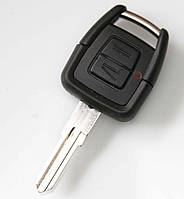Корпус ключа Opel 2 кнопки лезвие HU46