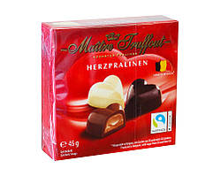 Конфети пращі Сердічки Maitre Truffout Mini Belgian Heart Pralines, 45 г