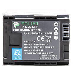 Акумулятор PowerPlant для Canon BP-828 Chip 2960mAh