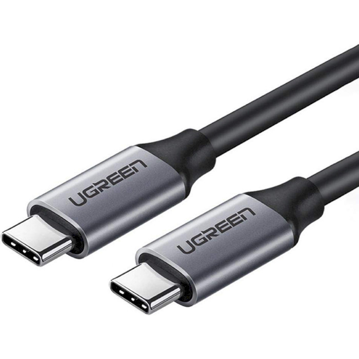 Кабель зарядний Ugreen USB Type-C 60 W 3 A Gen1 5Gbps Cable для швидкого заряджання 1.5 м Gray (US161), фото 1