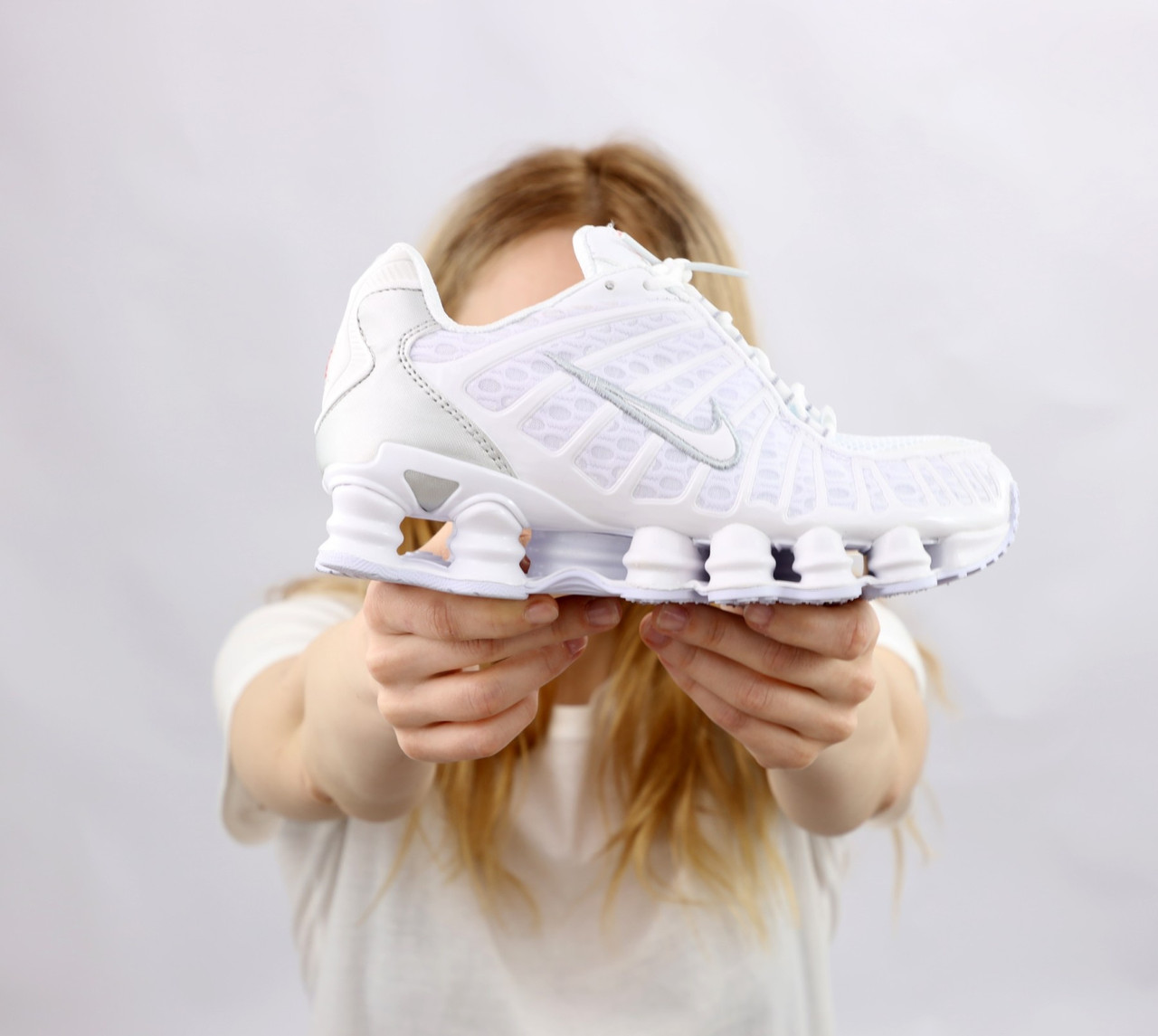 Білі чоловіки Крихітки Nike Shox