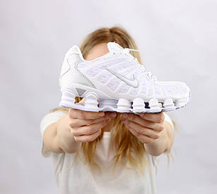 Білі чоловіки Крихітки Nike Shox