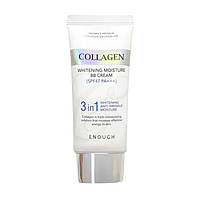 Тональній ВВ-крем Enough Collagen 3 в 1 White BB Cream SPF47 PA+++ з морським колагеном і захистом від сонця