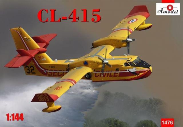 Пластикова модель 1/144 A-model 1476 Canadair Bombardier CL-415 SuperScooper, фото 1