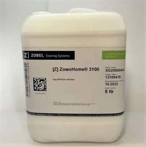 Ґрунтовка Zowo-Home 3100 Aqua Primer Intense для різних порід деревини, 5л, фото 1