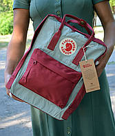 Рюкзак школьный Канкен. Городские рюкзаки модные. Двухцветный школьный рюкзак молодежный Kanken Classic