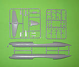 Пластикова модель A-model 1477 британський пасажирський літак D.H.106 Comet-4C, фото 5