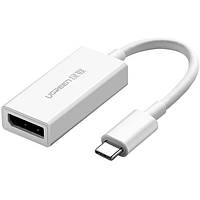 Переходник адаптер Ugreen USB-C to DisplayPort 15cm White (MM130)