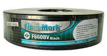 Кабель коаксіальний FinMark F660 BV black