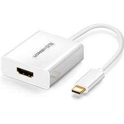 Адаптер перехідник Ugreen USB Type-C to HDMI v1.4 White (40273)