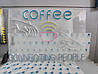 Неонова LED вивіска "Cofee Connecting People" 900x600 мм різнокольорова з дімером, фото 6