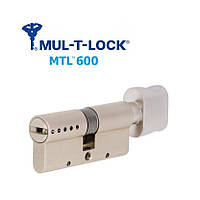 Цилиндр MTL600 75мм 35x40Т (ключ/тумблер) язычок никель сатин 3 ключа