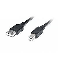 Кабель для принтера USB2.0 AM/BM 2.0m Pro black REAL-EL (EL123500026)