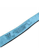 Шкіряний чоловічий ремінь Weatro Колір Синій m-kozh38-wtrua-002, фото 3