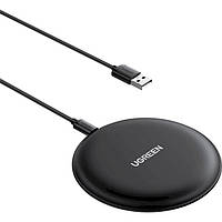 Беспроводное зарядное устройство Ugreen Wireless Charger Pad 15W Black (CD186)