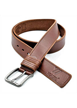Шкіряний чоловічий ремінь Weatro Колір Коричневий m-kozh38-wtrua-0016