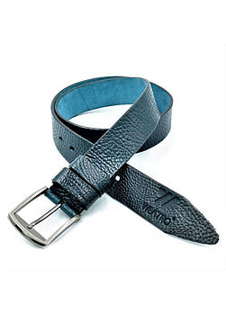 Шкіряний чоловічий ремінь Weatro Колір Синій m-kozh38-wtrua-002