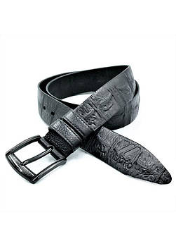 Шкіряний чоловічий ремінь Weatro Колір Чорний m-kozh38-wtrua-008